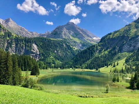 Lauenensee near Gstaad Switzerland [1600x1200] Switzerland Nature Landscapes, Mountain Hiking Aesthetic, Switzerland Wallpaper, Switzerland Landscape, Gstaad Switzerland, Nature Desktop, Mountain Landscape Photography, Mountain Pictures, Amazing Landscapes