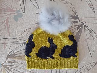 Ravelry: Designs by Samantha West Fair Isle Knitting Patterns Free, Hat Free Knitting Pattern, Baby Bunny Hat, Intermediate Knitting Patterns, Bunny Silhouette, Crochet Winter Hats, Animal Knitting Patterns, Dishcloth Knitting Patterns, Knitting Patterns Free Hats