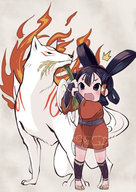 Sakuna Of Rice And Ruin, Game Poster, Art Competitions, Cute Little Things, Japan Art, Video Game Art, Illustration Character Design, Cute Anime Pics, Manga Art