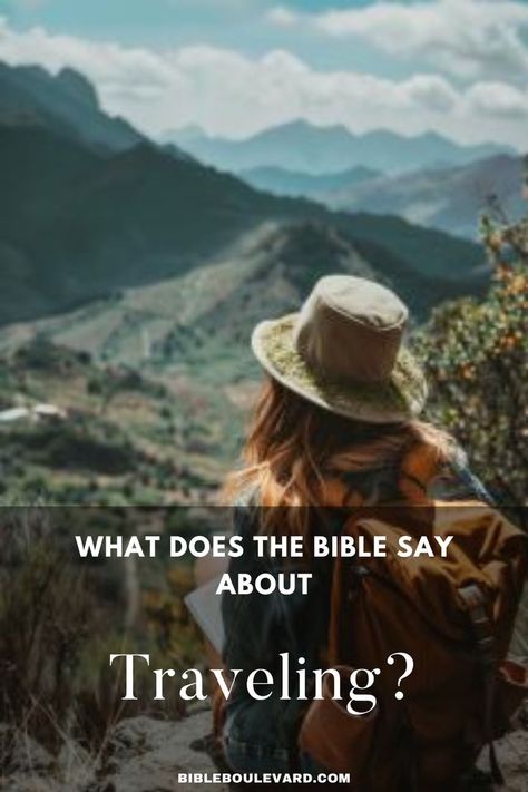 What Does the Bible Say About Traveling? Relying On God, The Apostles, Best Bible Verses, Bible Says, Bible Notes, Spiritual Growth, The Bible, Bible Study, Verses