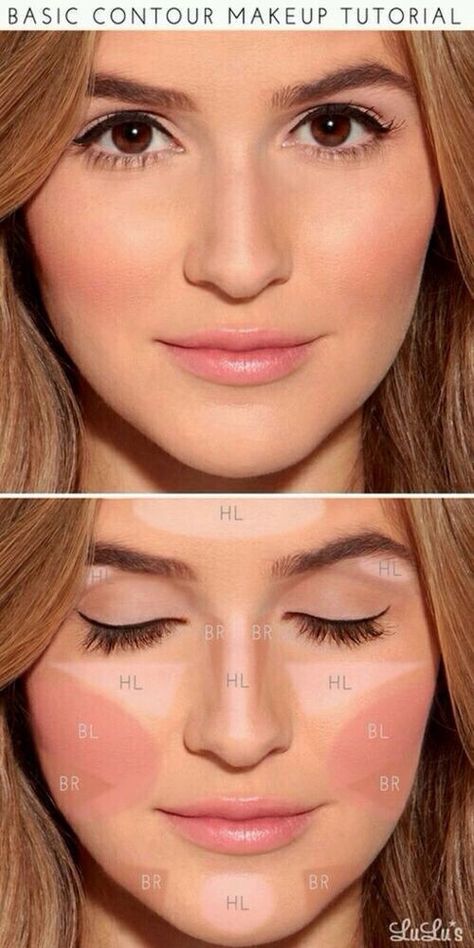 How to correctly do a minimal contour. Great for summer Basic Contour, Make Up Mata, Mermaid Beauty, How To Contour, Contour Tutorial, Mekap Mata, Contour Makeup Tutorial, Makeup Tip, How To Apply Blush