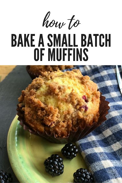 How to bake a small batch of muffins Leftover Muffins, Cinnamon Streusel Muffins, Batch Recipes, Recipe For 1, Bircher Muesli, Small Batch Baking, Muffin Streusel, Fruit Fruit, Vegetarian Breakfast Recipes