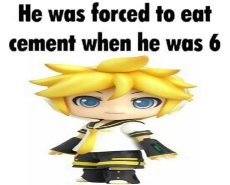 Len Funny, Kagamine Len Nendoroid, Plus Boy Kagamine Len, Kagamine Len Memes, Len Nendoroid, Vocaloid Nendoroid, Len Y Rin, Vocaloid Len, Kagamine Rin And Len