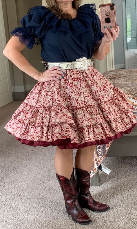 Square Dance Outfit, Square Dance Dresses, Dance Outfit, Square Dance, Square Dancing, Betsy Johnson, Dance Dresses, Petticoat, Floral Skirt