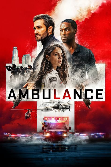 Ambulance Movie, Film Thriller, Michael Bay, Thriller Movie, Movie Posters Design, Thriller Movies, Universal Pictures, Movie Lover, Romance Movies