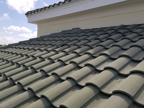 Concrete Tile Roof 4 Concrete Roof Tiles, Broken Concrete, Roof Ideas, Tile Roof, Roof Inspection, Concrete Roof, Roofing Companies, Branson Mo, Roof Installation