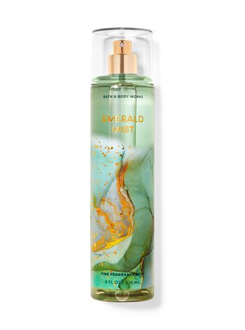 Emerald Mist Fine Fragrance Mist | Bath & Body Works Spring Fragrances, Bath N Body Works, Peach And Lily, Bath And Body Works Perfume, Bath And Body Care, Bath And Bodyworks, Fragrance Design, Signature Scent, Fragrance Mist