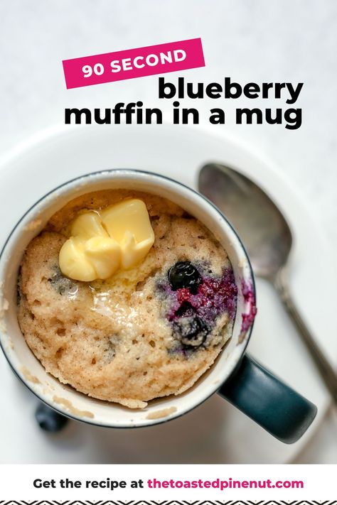 Blueberry Muffin In A Mug, Gooey Chocolate Mug Cake, Microwave Chocolate Chip Cookie, Fruit Mug, Muffin In A Mug, Fruit Compote, Pine Nut, Chocolate Mug Cakes, Chocolate Mugs