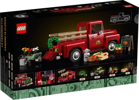 Stephane Dorion has a WishList with 'Pickup Truck 10290 | Creator Expert | Buy online at the Official ® Shop CA' in it. Lego Pickup Truck, Wheelbarrow With Flowers, Brick Store, Vintage Pickup, Vintage Pickup Trucks, Green Farm, Lego Batman Movie, Lego Super Mario, Lego Builder