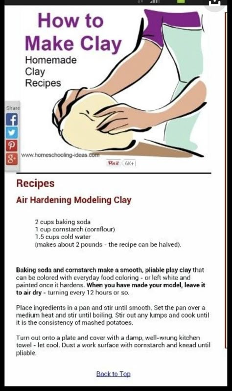 Air Dry Clay Beads, Homemade Clay Recipe, Oppgaver For Barn, Clay Recipe, Homemade Clay, Diy Air Dry Clay, Formy Silikonowe, Air Dry Clay Projects, How To Make Clay