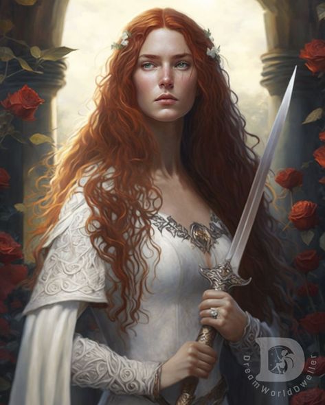 Book Series: Blood and Ash by author Jennifer L. Armentrout (artwork: @dreamworlddweller) Redhead Characters, Princess Clipart, Celtic Warrior, Redhead Art, Celtic Warriors, Arte Peculiar, Heroic Fantasy, Celtic Woman, Fantasy Background