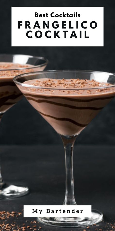 Frangelico Cocktail, Frangelico Recipes, Frangelico Drinks, Banana Cocktails, Baileys Cocktails, Cocktail Drinks Alcoholic, Chocolate Martini, Cocktails To Try, Cozy Drinks