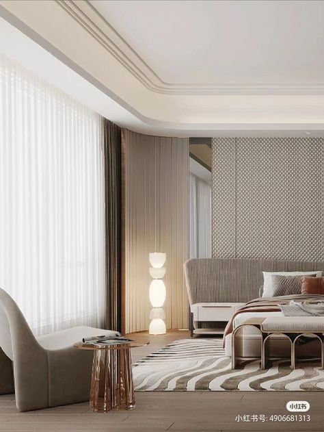 Unique False Ceiling Design, Pik 2, Hotel Room Interior, Contemporary Bedroom Design, Luxe Bedroom, Pop False Ceiling Design, Interior Design Drawings, Luxury Penthouse, Budget Bedroom