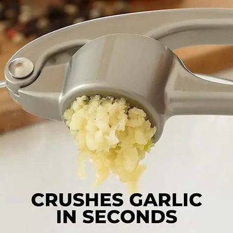 Kitchen Premium Garlic Press Easy to Squeeze Introducing the ultimate kitchen companion for garlic aficionados and cooking enthusiasts alike – the Stainless Steel Garlic Press, complete with a handy Garlic Peeler and Cleaning Brush. Crafted for efficiency and ease, this lightweight gadget is designed to mince garlic and ginger with a simple squeeze, enriching your dishes with fresh, potent flavors. Get yours at www.shoppsatsix.com https://shoppsatsix.com/kitchen-premium-garlic-press-easy-t... Garlic Presser, Garlic Presses, Garlic Mincer, Garlic Peeler, Garlic Crusher, Ultimate Kitchen, Cooking Games, Crushed Garlic, Garlic Paste