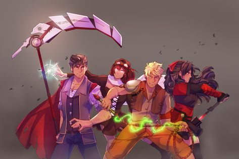 Team Strq, Rwby Raven, Rwby Qrow, Rwby Crossover, Qrow Branwen, Rwby Volume, Rwby Characters, Rwby Comic, Team Rwby