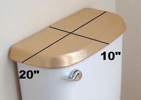 Special Shiny Edition of Cover for a lid TANK toilet New concept - HandMade in USA Toilet Cistern Cover Ideas, Toilet Bolt Covers, Toilet Tank Decor Ideas, Toilet Tank Cover, Replace Toilet, Toilet Cistern, Organized Chaos, Pennsylvania Dutch, Toilet Tank