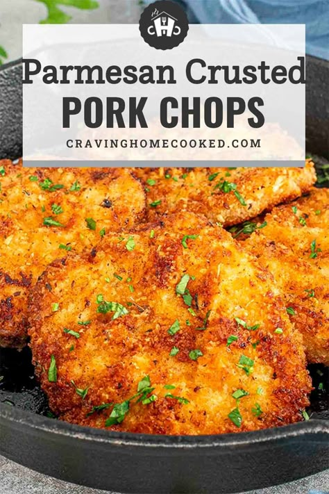 Low Carb Breaded Pork Chops, Healthy Recipes Pork Chops, One Pan Dinners Pork Chops, Pork Chop Recipes Blackstone, Parmasean Crusted Pork Chop Baked, Parmesan Crusted Pork Chops Air Fryer, Parmesan Crusted Pork Tenderloin, Pork Chops And Orzo, Porch Chop Recipes