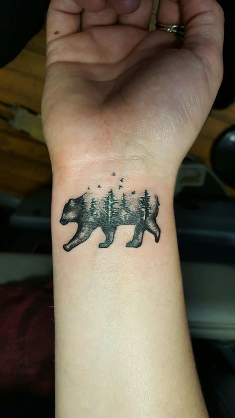 Black Cloud Tattoo, Bear Paw Tattoos, Bear Tattoo Designs, Cloud Tattoo, Bear Tattoos, Bear Tattoo, Tattoo Designs And Meanings, Custom Tattoo Design, Awesome Tattoos