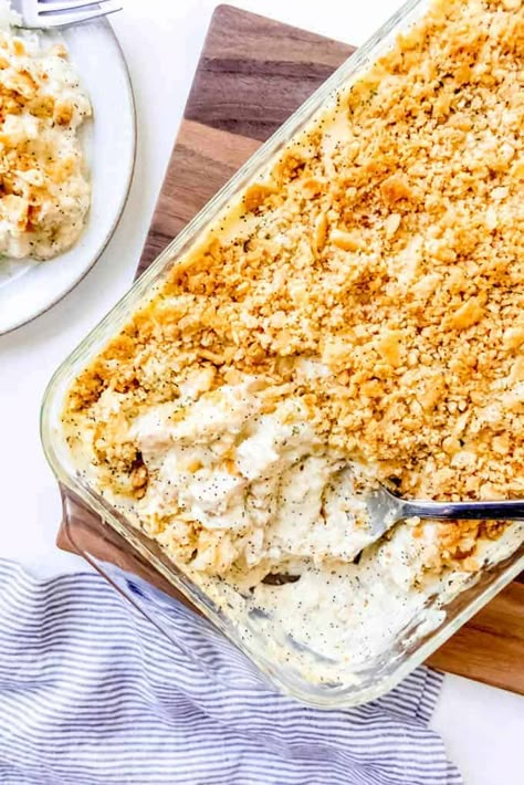 Poppy Seed Chicken - House of Nash Eats Poppyseed Chicken Casserole, Poppyseed Chicken, Family Favorite Casseroles, Poppy Seed Chicken Casserole, Poppy Seed Chicken, Boiled Chicken Breast, Savory Dinner, Boiled Chicken, Baked Chicken Breast