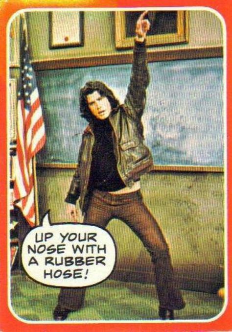 Vinny Barbarino..The original "Italian Stallion" Well, Nick was the first..;) Welcome Back Kotter, Classic Television, Old Shows, John Travolta, Old Tv Shows, Those Were The Days, Vintage Tv, Old Tv, Good Old Days