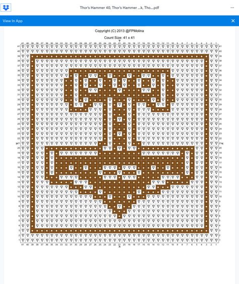 Viking Pixel Art, Norse Crochet, Pixel Macrame, Viking Embroidery, Viking Pattern, Thor's Hammer, Pixel Crochet, Beaded Cross Stitch, Pixel Art Pattern