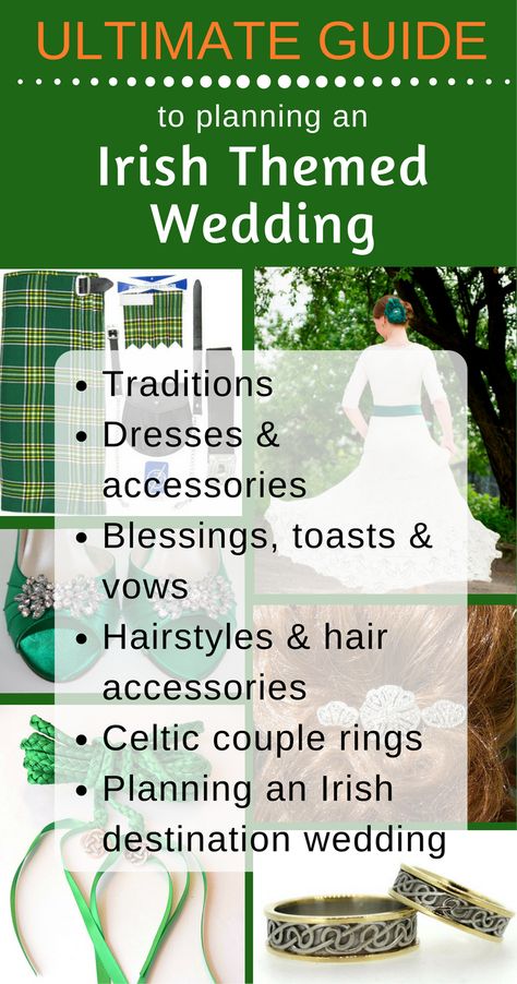 Irish Wedding Decorations, Irish Wedding Vows, Irish Wedding Ideas, Irish Themed Weddings, Irish Wedding Traditions, Wedding Ireland, Memory Table Wedding, Celtic Hair, Jasmine Wedding