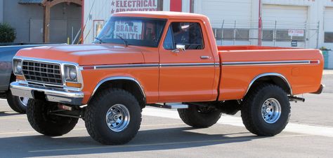 Orange Ford | Eyellgeteven | Flickr Ford 79, Orange Truck, 79 Ford Truck, 1979 Ford Truck, Ford Suv, Mud Trucks, Old Ford Trucks, Classic Ford Trucks, Ford 4x4