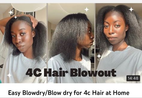 4c Blowout Hairstyles, Blowout Hair Natural, Natural Hair Blowout, Arm Strength, Best Hair Dryer, Blow Dry Hair, Blowout Hair, 4c Hair, Blow Out