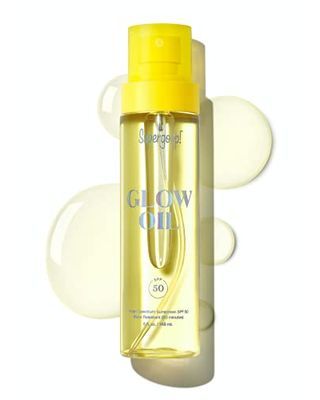 Glow Oil SPF 50 PA++++ Cucumber Scent, Freetime Activities, Body Mousse, Sunscreen Oil, Glow Oil, Skin Glowing, Body Sunscreen, Grape Seed Extract, Sunscreen Spf 50