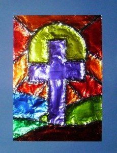 Lenten crafts for school or home projects. Easter Cross Art For Kids, Christian Easter Art Projects, Resurrection Decor, Easter Art For Kids, Resurrection Craft, Lent Crafts, Lent Art, Lent Ideas, Easter Art Project