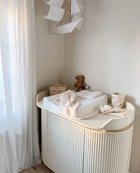 The classic Kai changing table in a soft cream - for calm moments 🌜 | Instagram Room Children, Kids Interior Design, Changing Table Dresser, Room Design Inspiration, Dresser Drawer, Play Areas, Kids Play Area, Kids Interior, Kids Room Design