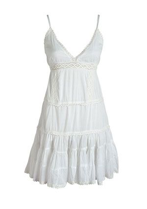 Iconic Brunettes, Simple White Dress, Sleeveless Short Dress, Crochet Mini Dress, Grad Dresses, White Dress Summer, Brunettes, Gilmore Girls, Looks Vintage