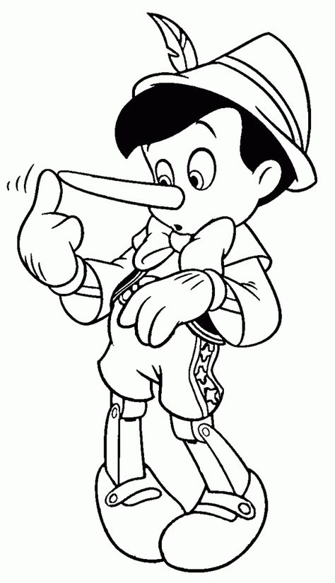 Free Printable Pinocchio Coloring Pages For Kids Pinocchio Coloring Pages, Pinocchio Disney, Princess Coloring Pages, Disney Colors, Princess Coloring, Cartoon Coloring Pages, Disney Coloring Pages, Coloring Pages To Print, Colouring Book