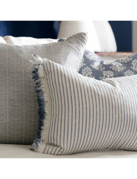 #html-body [data-pb-style=T4H02N7]{display:flex;flex-direction:column} A soft and plump rectangular cushion created from the Picket Denim fabric, a classic ticking stripe. Finished in luxurious island trim denim, this feather-filled cushion is ideal for styling alongside the other small-scale prints and similar colours of our Cushions collection. The fabric used in this design is printed on the edge of the Lake District using ECOFAST technology, a digital pigment printing method which uses 50% less water than traditional techniques. Dimensions: H 40 X W 55 (cm)Cushion Filling: FeatherCushion Pad Included: Yes John Lewis Bedding, Greek Decor, Cloud Fabric, Rectangular Cushion, The Lake District, Ticking Stripe, Large Sofa, Cushion Filling, Lake District