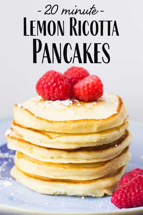 Fall Installation, Easy Pancakes Recipe, Glamping Recipes, Ricotta Pancakes Recipe, Lemon Ricotta Pancakes Recipe, Raspberry Ricotta, Easy Pancakes, Lemon Ricotta Pancakes, Cookies Box