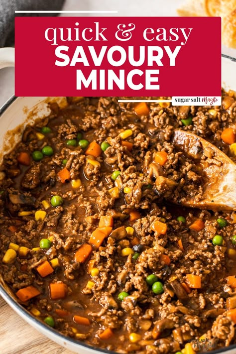 Simple Minced Meat Recipes, Mince And Dumplings, Savoury Minced Beef, Mince Beef Recipes Healthy, Savory Minced Beef Recipes, Savoury Mince Recipe, Minced Beef Recipes Easy Simple, Australian Dinner Recipes, Beef Mince Dinner Ideas