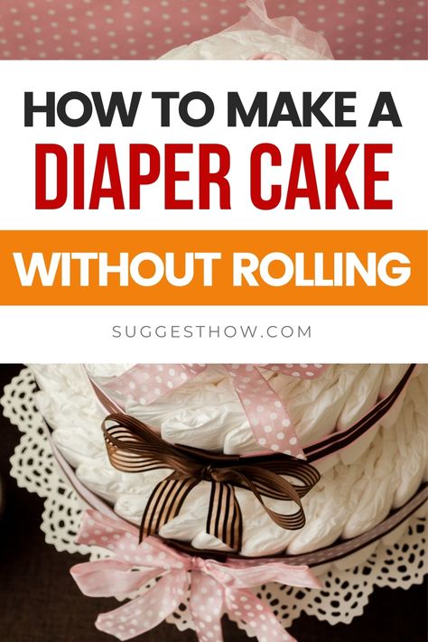 It is a trend of gifting the diaper cakes to the would-be mother at her baby shower. Here are some easy tricks to follow for how to make a DIY diaper cake without rolling for a baby shower in less time and with less preparation. #DIY #homehacks #diyhacks Easy Diaper Cake Ideas, Diaper Cake Baby Girl, Gender Neutral Diaper Cake Ideas, Dipper Cakes Diy, How To Make A Diaper Cake Step By Step, Baby In Bloom Diaper Cake, How To Make A Diaper Cake, Rainbow Diaper Cake, Diaper Cakes For Baby Girl