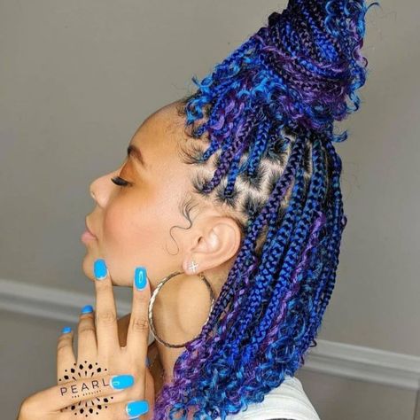 Box Braids Bob, Short Box Braids, African Hair Braiding Styles, Box Braids Hairstyles For Black Women, Dixie Damelio, Braids Hairstyles Pictures, Short Braids, Box Braids Styling, Girls Hairstyles Braids