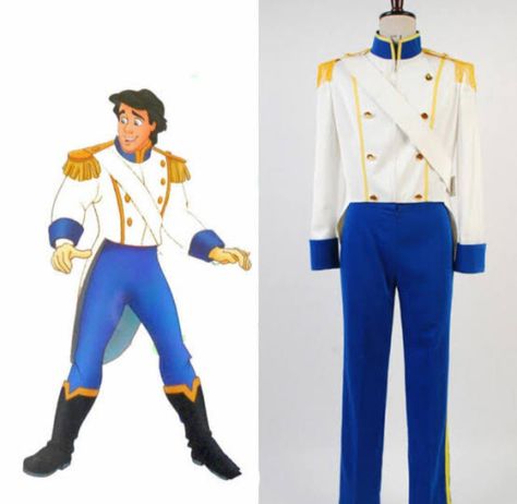 Disney Prince Costume, Prince Eric Costume, Ariel Costume, Mermaid Costumes, Disney Prince, Little Mermaid Costume, Prince Costume, Disney Themed Outfits, Toddler Sandals Girl