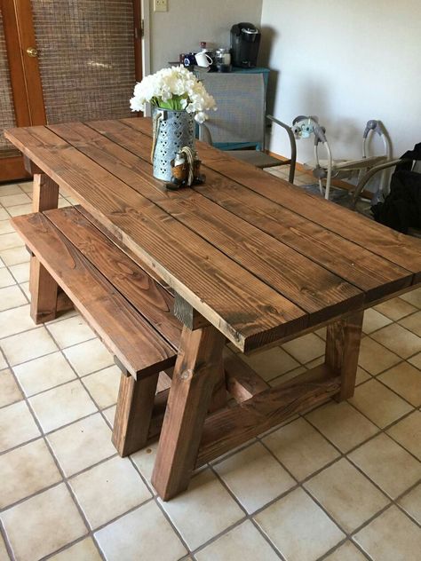 Picnic Dining Table, Indoor Picnic Table, Picnic Table Indoor, Kitchen Picnic Table, Picnic Table Dining Room, Picnic Table Kitchen Tables, Picnic Kitchen Table, Old Picnic Table Makeover, Porch Table Ideas