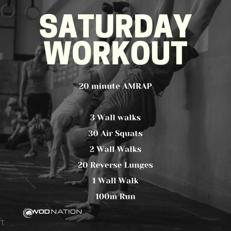 Wods Crossfit, Crossfit Workouts Wod, Crossfit Workouts At Home, Saturday Workout, Crossfit At Home, Wod Workout, Insanity Workout, Weekly Workout Plans, Workout Plans