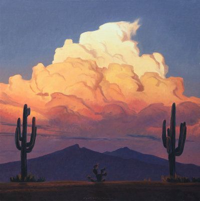 Ed Mell, Medicine Man, After Graduation, Western Landscape, Southwestern Art, Desert Art, Desert Painting, Southwest Art, Tableau Art