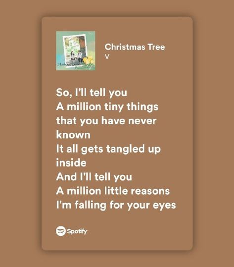 Christmas Tree By V, Alone Lyrics, Bts Room, Im Falling For You, Aesthetic Lyrics, Bts Frases, Bts Lyrics, Scrapbook Printing, My Star