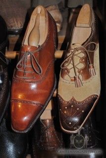 Roberto Ugolini Shoes Gentleman's Gazette, Ghillie Brogues, Alligator Dress Shoes, Brogue Shoe, Shoes Guide, Gents Shoes, Western Shoes, Wingtip Shoes, Shoes Hack