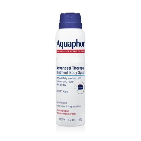 Learn more about the Aquaphor® Ointment Body Spray. An easy to apply spray moisturizer that relieves rough, dry skin all day even in hard to reach places. Aquaphor Chapstick, Aquaphor Uses Face, Aquaphor Big Stick, Aquaphor Spray, Aquaphor Collection, Cooling Spray, Spray Moisturizer, Healing Ointment, Spray Lotion