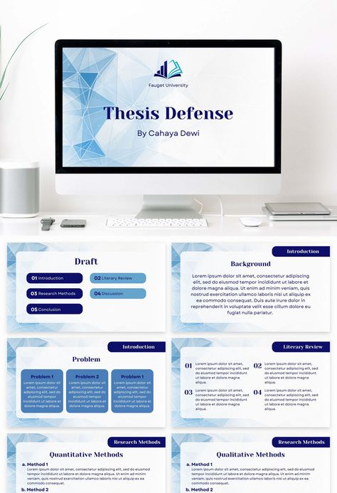 Powerpoint Presentation On The Topic Of Graduation Thesis Defense Blue#pikbest##PowerPoint Powerpoint Templates For Research Defense, Thesis Powerpoint Template, Word Presentation Design, Research Proposal Presentation, Thesis Defense Presentation Template, Thesis Presentation Powerpoint, Academic Powerpoint, Blue Powerpoint Template, Thesis Presentation