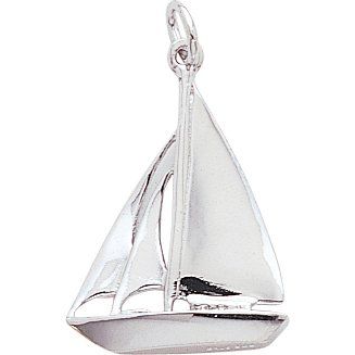 Amazon.com: Rembrandt Charms Sailboat Charm, Rhodium Plated Silver: Jewelry Jewelry Charms, Tie Pin, Rembrandt, The Deal, Italian Style, Silver Charms, Charm Jewelry, Rhodium Plated, Women Rings