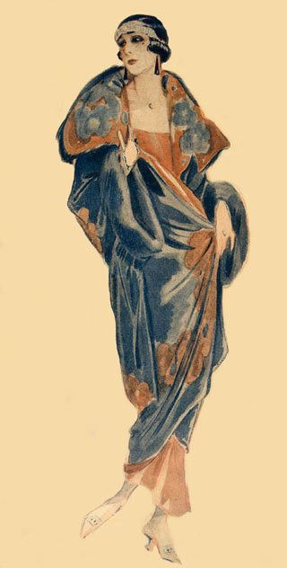 Art Nouveau Dresses, Art Nouveau Fashion Illustration, Medusa Outfit, 1923 Fashion, Art Nouveau Dress, Sequin Art, Art Nouveau Fashion, 1920 Fashion, 1920's Fashion