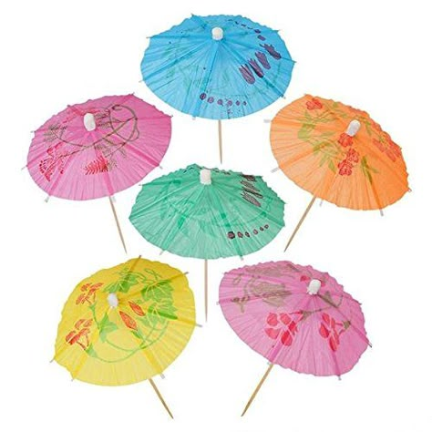 Umbrella Picks for Drinks, Cocktail Drink Umbrellas - Hawaiian Party and Pool Party Supplies - Paper Parasol Umbrella Picks Bulk Pack, Box of 144 Pool Party Supplies, Elegant Party Decorations, Hawaiian Cocktails, Drink Umbrellas, Paper Parasol, Fest Temaer, Cocktail Umbrellas, Hawaiian Luau Party, Purple Pumpkin