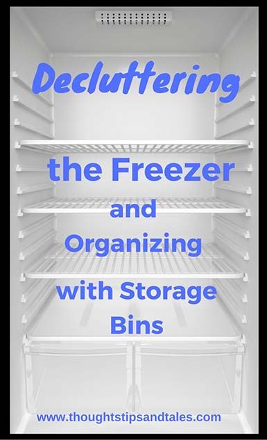 My freezer was a jumbled mess! Didn't even know what was there until I got some plastic bins and organized it. What a difference! Freezer Storage Bins, Freezer Storage Organization, Freezer Organization, Freezer Storage, Upright Freezer, Plastic Bins, Organizing Bins, How To Organize, Kitchen Tips